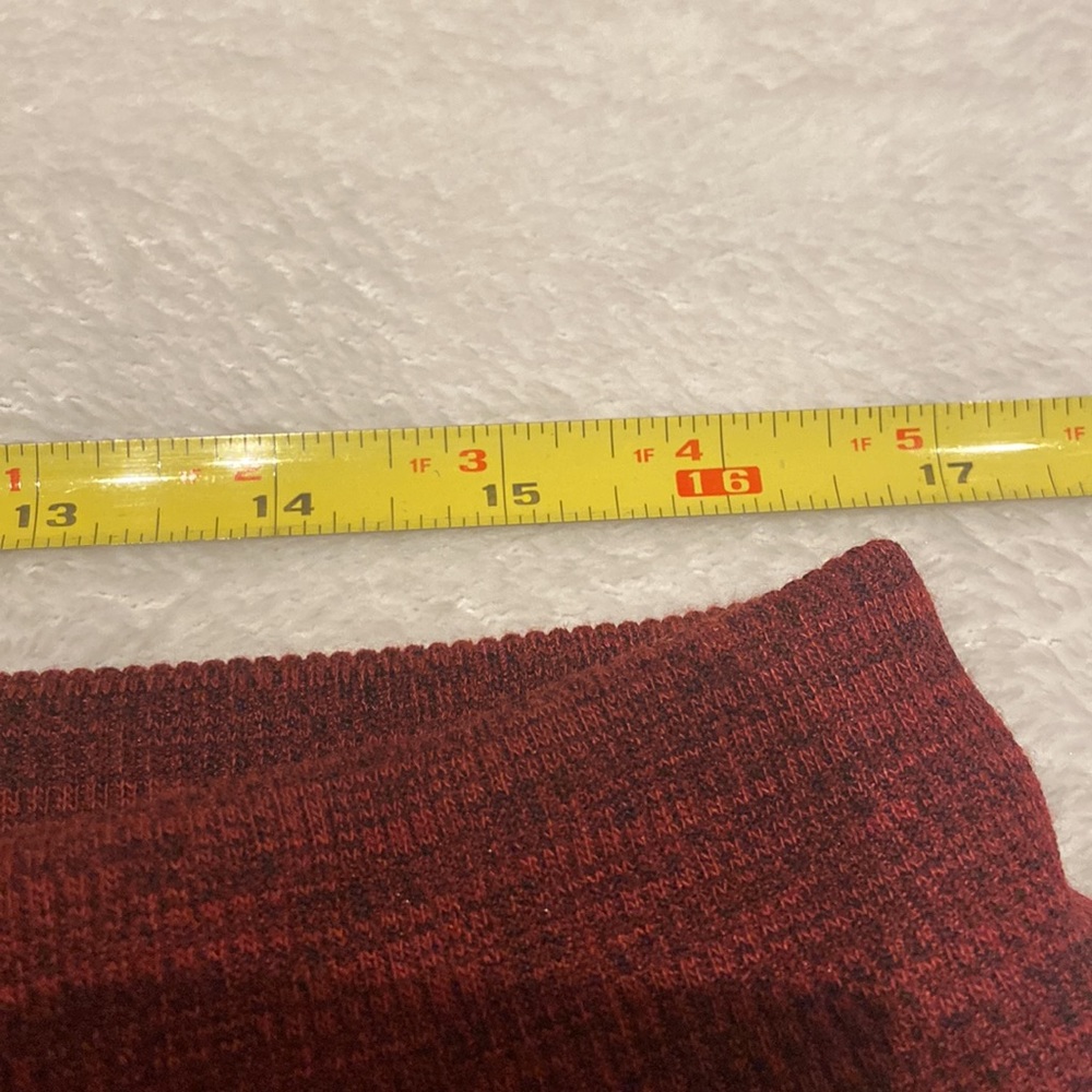 NWT Z BY ZOBHA Size XL Skort Wine Space Dye Elastic Waist Pull On Tie Waist - Picture 2 of 14